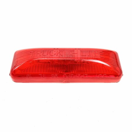 TRUCK-LITE Base Mount, Incandescent, Red Rectangular, 2 Bulb, Marker Clearance Light, PC, Fit 'N Forget M/C 19200RP